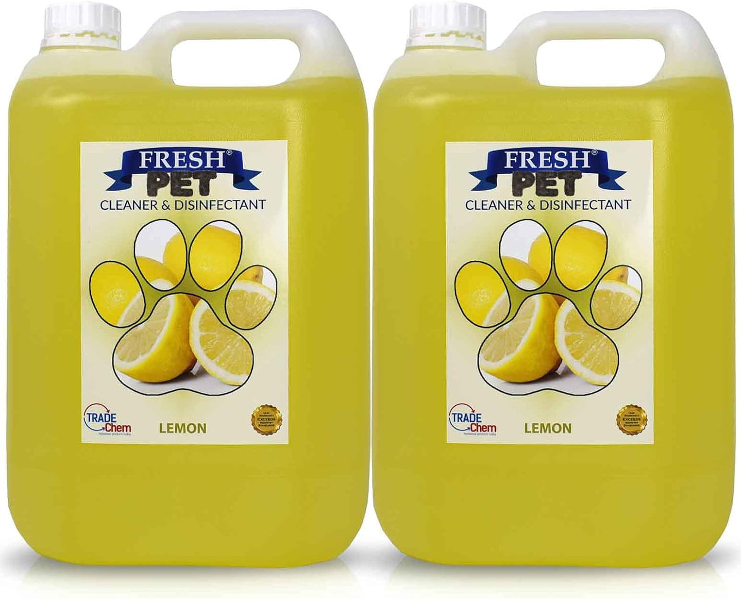 FRESH PET URINE SMELL ODOUR REMOVER 2 X 5L - TRADE Chem (LEMON)