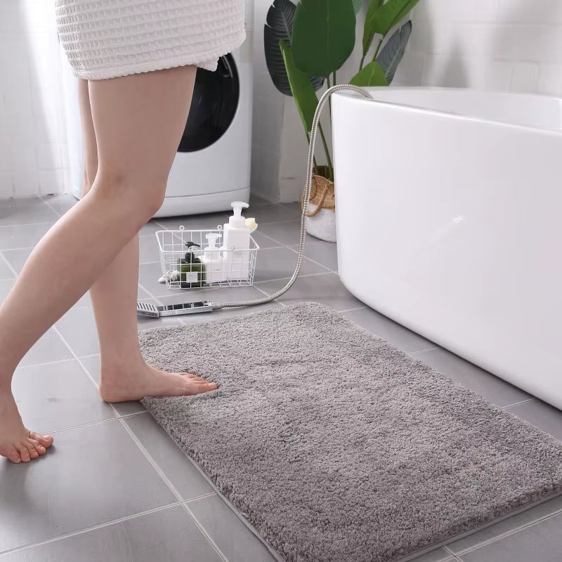 Super Absorption Bath Mat Non-Slip Bathroom Carpet Rugs Soft Floor Mat for Bedroom Toilet Rug Doormat Long Bedside Mat 5 Sizes