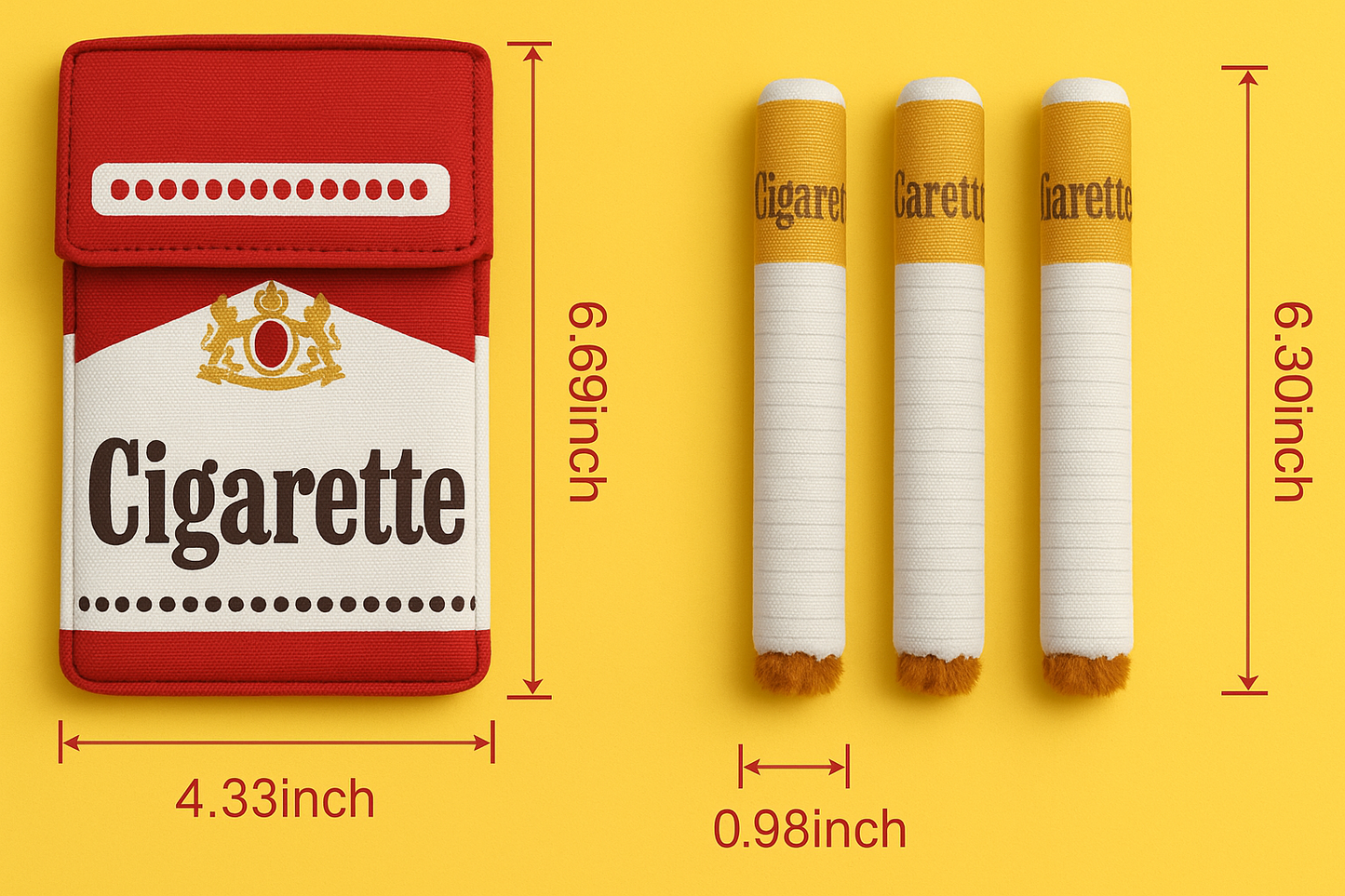Cigarettes Dog Toy