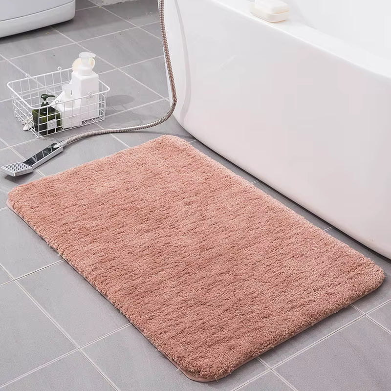 Super Absorption Bath Mat Non-Slip Bathroom Carpet Rugs Soft Floor Mat for Bedroom Toilet Rug Doormat Long Bedside Mat 5 Sizes