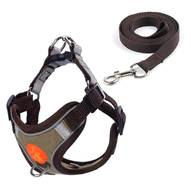 New Style Pet Dog Chest Strap Small Breed Anti-Lost Reflective Traction Rope Breathable and Comfortable Tank Top Traction Rope