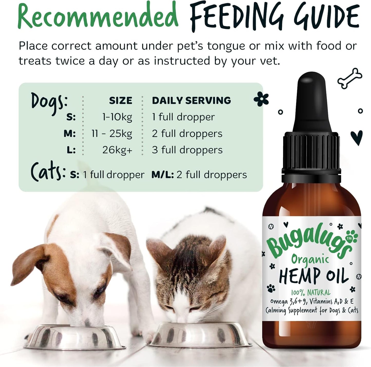 Hemp Oil Dog Calming Products Nervous Products for Dog Anxiety Relief - Hemp Oil for Dogs Uk Food Supplements with Omega 3, 6, 9 Support Hip, Joint & Dog Calming