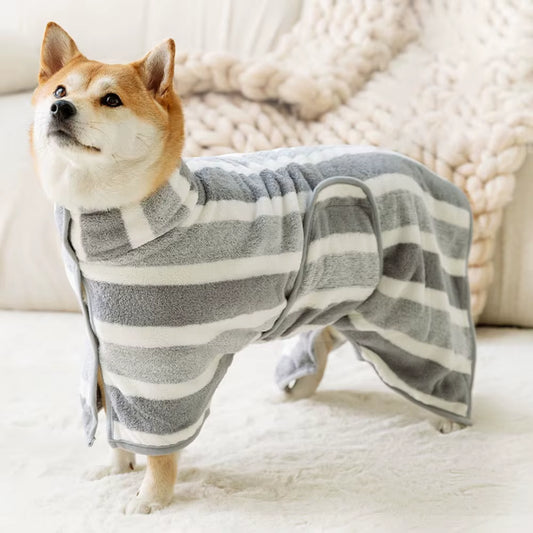 1PC Dog Bathrobe Oversized Thick-Added Absorbent Quick Drying Golden Shiba Cat Bath Towel Towel Used after Bath
