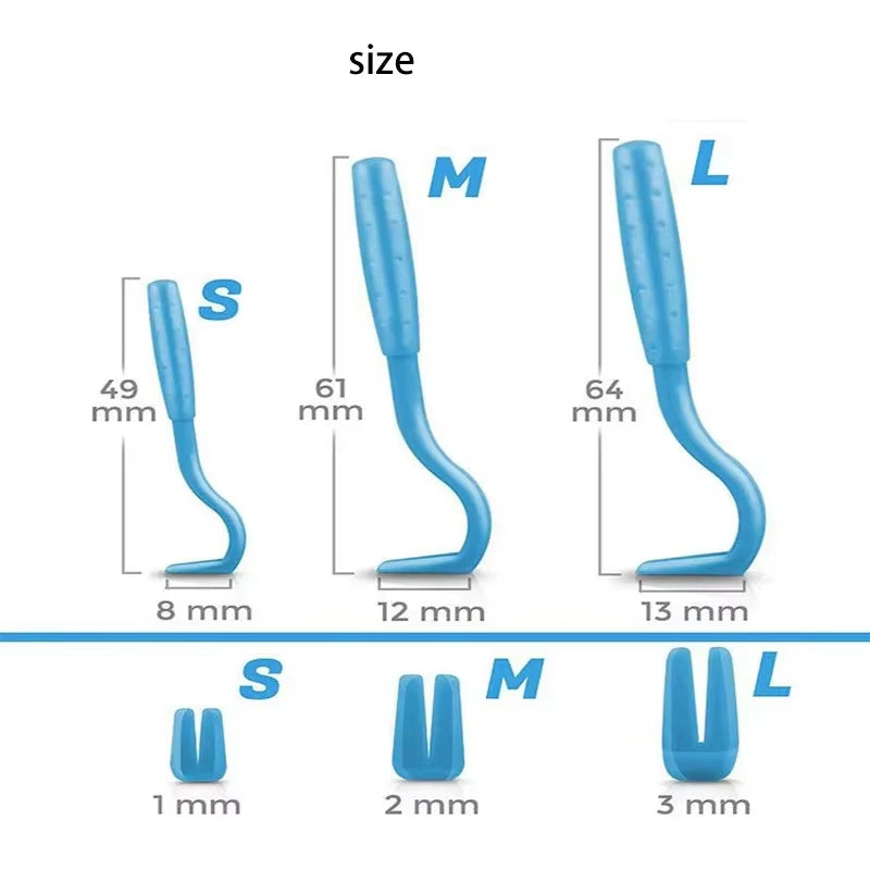 3Pack Flea Remover Hook Tick Remover Tweezer Tick Pull Pet Cat Dog Tick Clamp Accessaries Pet Mite Flea Extractor Dog Accessarie