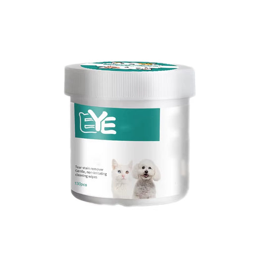 Pet Eye Wipes Cats and Dogs Tearmark Wet Wipes Cats and Dogs Universal No Irritation Cleaning Products 130 Canned Wipes