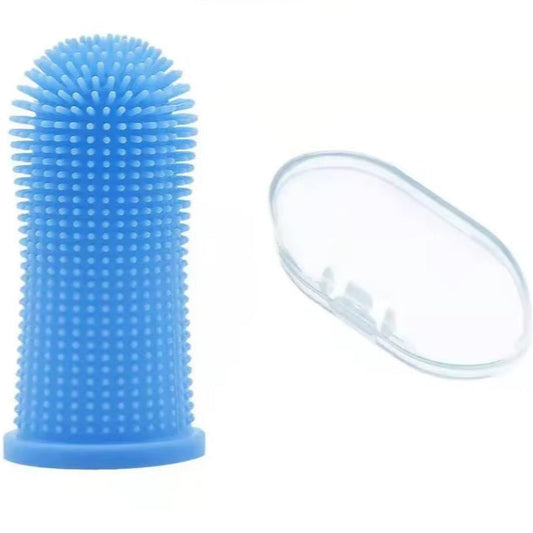 Dog Super Soft Pet Finger Toothbrush Teeth Cleaning Bad Breath Care Nontoxic Silicone Tooth Brush Tool Dog Cat Cleaning Supplies