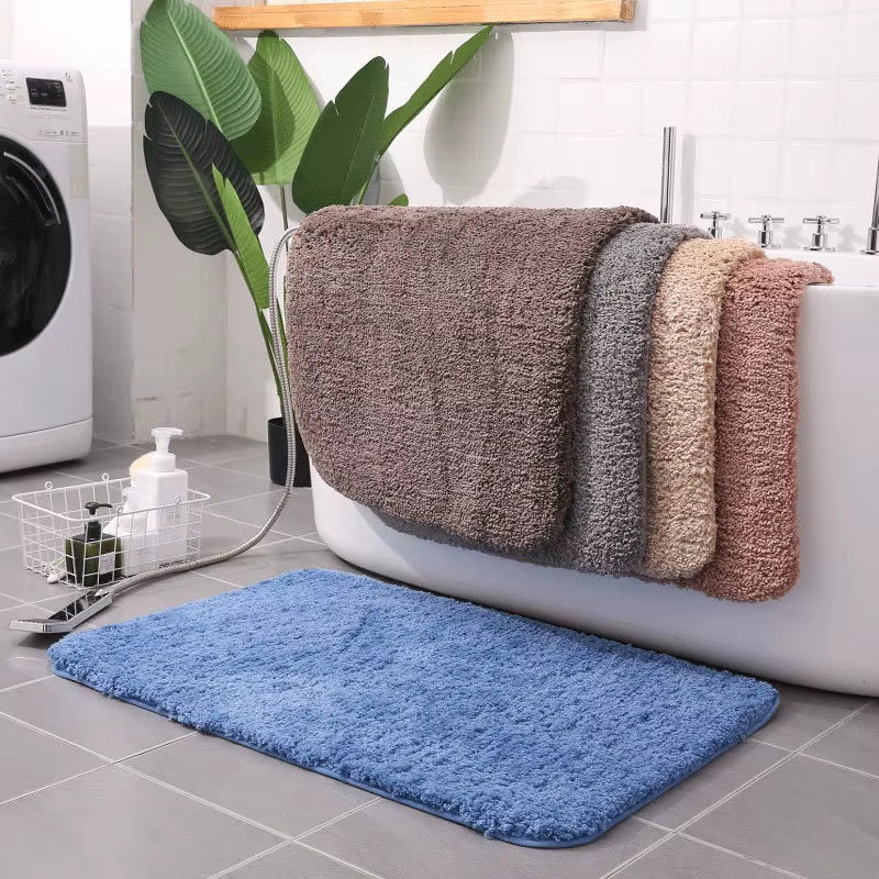 Super Absorption Bath Mat Non-Slip Bathroom Carpet Rugs Soft Floor Mat for Bedroom Toilet Rug Doormat Long Bedside Mat 5 Sizes